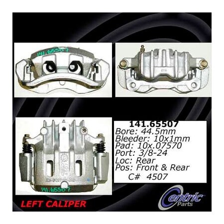 Centric Posi Quiet Loaded Caliper with New Phenolic Pistons , Posi Quiet 142.65507 142.65507
